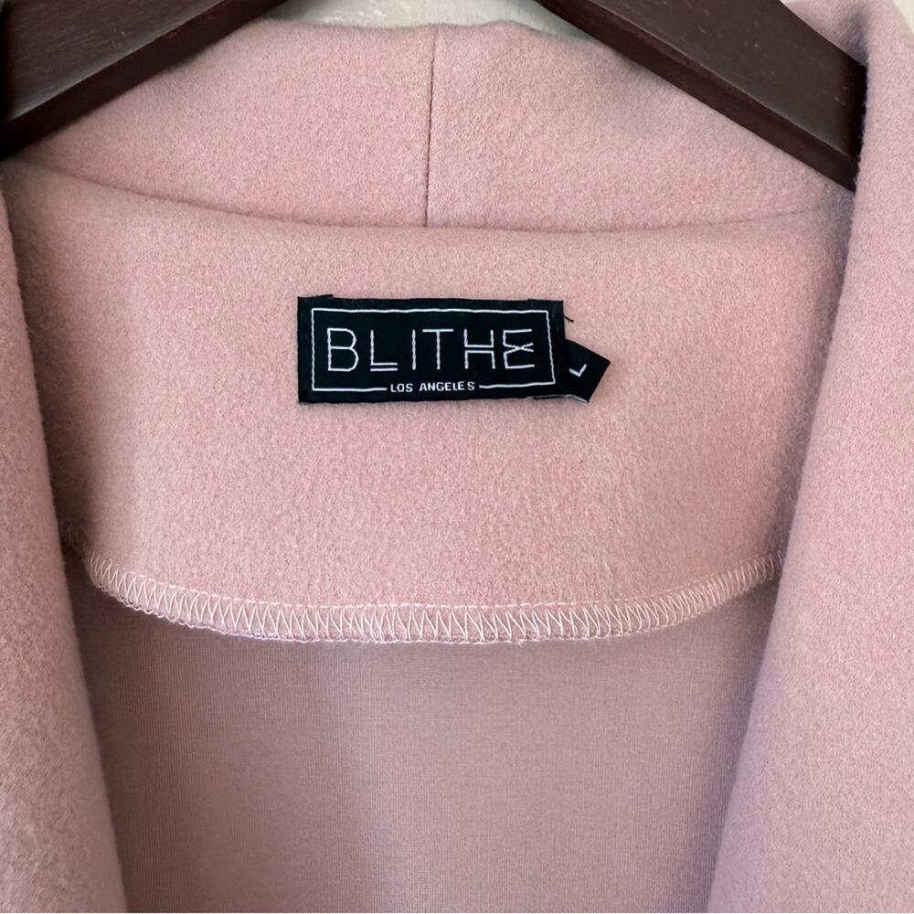 Blithe ( Anthropologie ) Wool Look Cocoon Coat Size Large - Picture 3 of 4
